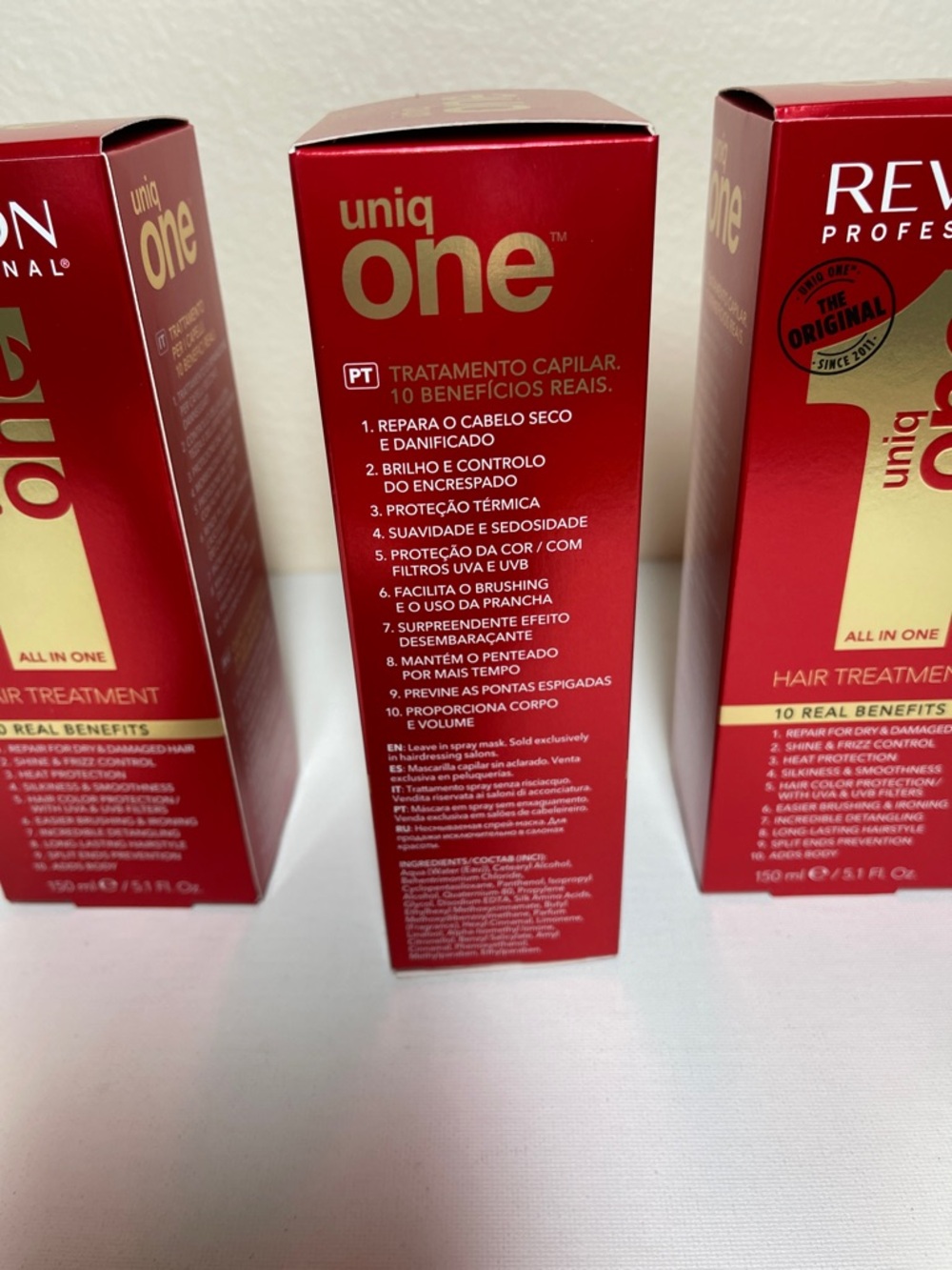Revlon Uniq One All-in-One Hair Treatment - lot of 3 pieces - Picture 3 of 3